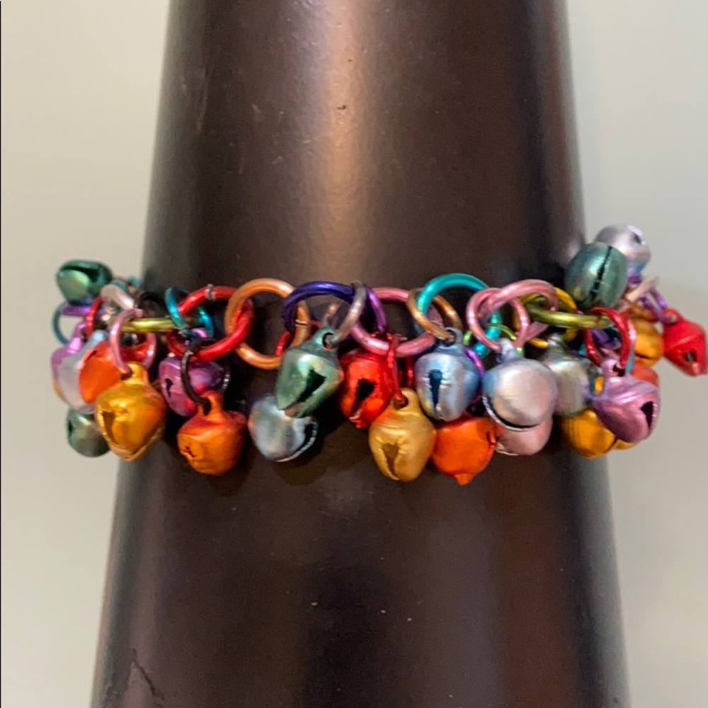 Colorful bells handcrafted bracelet!